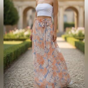 NWT olivaceous tropical maxi skirt